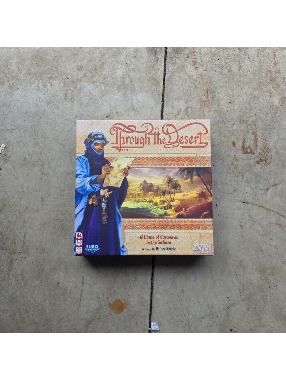 Through The Desert Caravans In The Sahara Z-Man board game